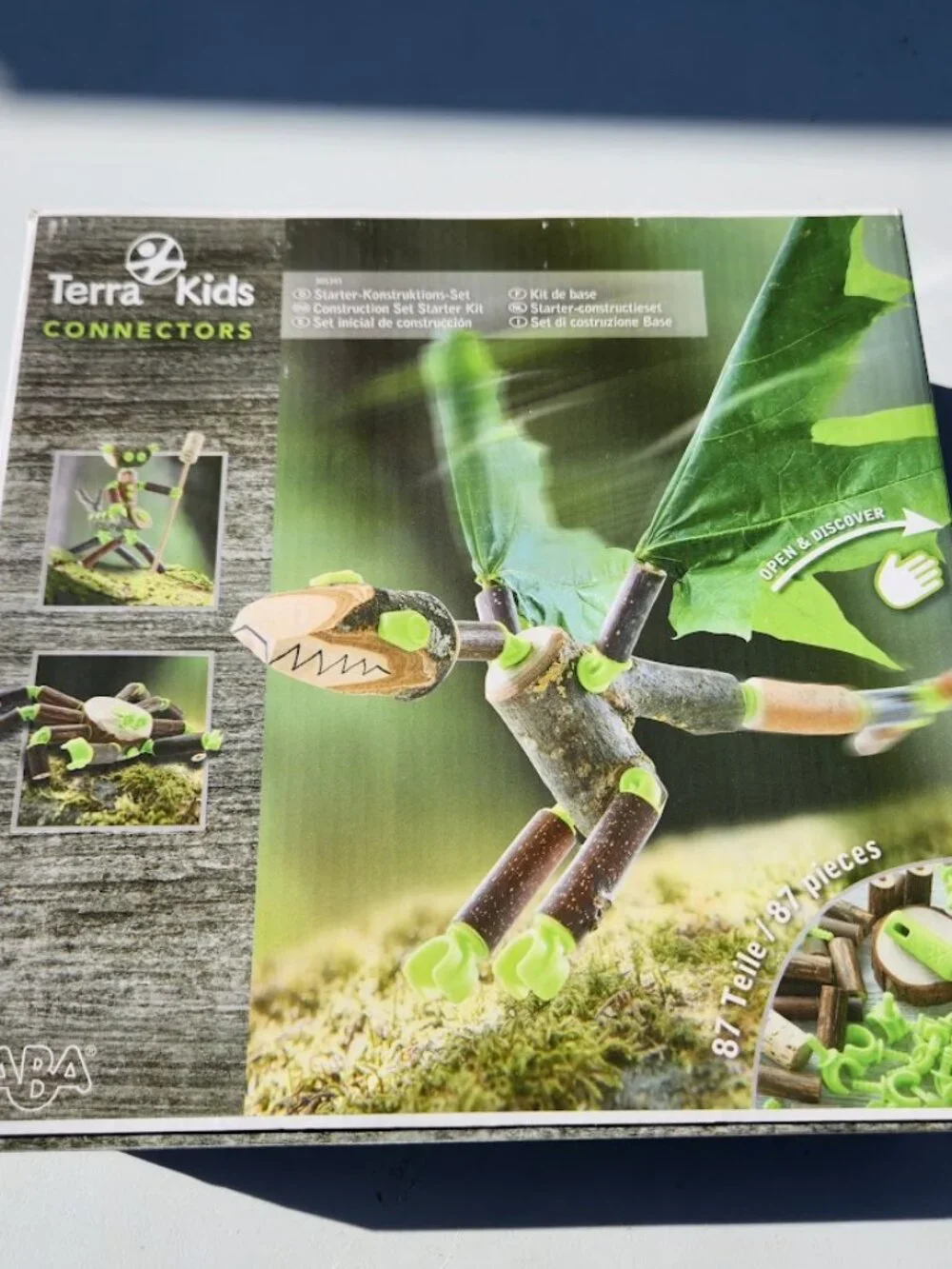 HABA Terra Kids Connectors Backyard Nature Craft Kit STEM ENGINEERING Toy NEW Mo